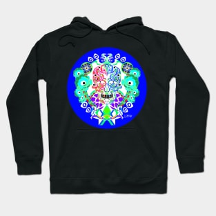 the skeleton monster in life of tree ecopop totonac pattern Hoodie